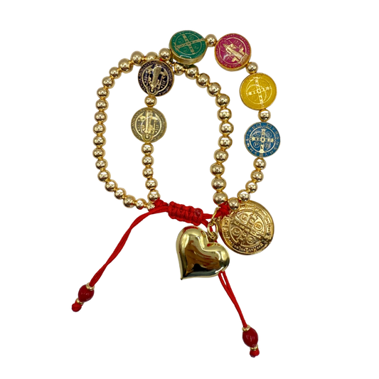 Pulsera San Benito Corazón