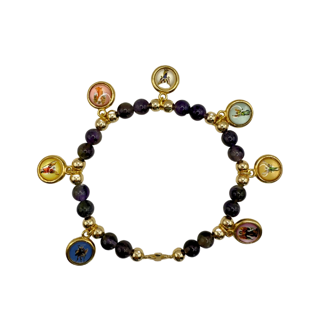 Pulsera AMATISTA arcangeles
