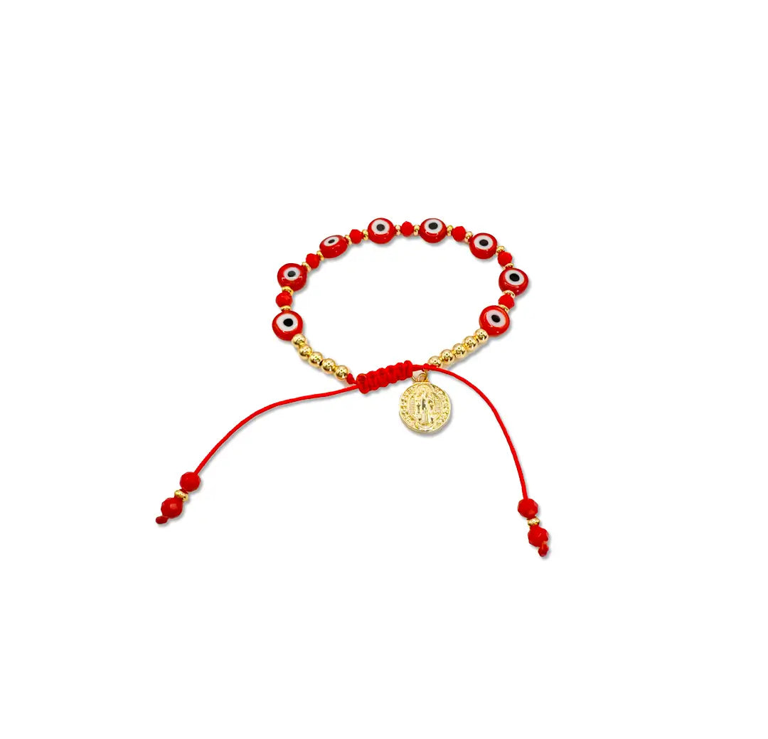 Pulsera ojo Turco nudo de bruja