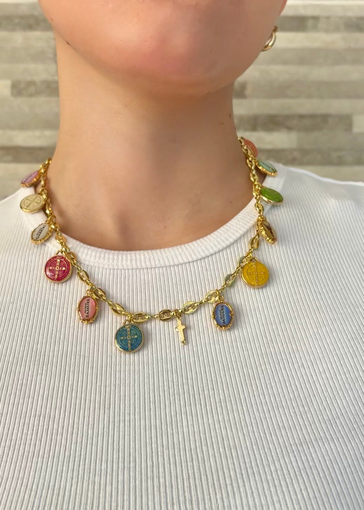 INFYNIA | Collar San Benito + Arcángeles