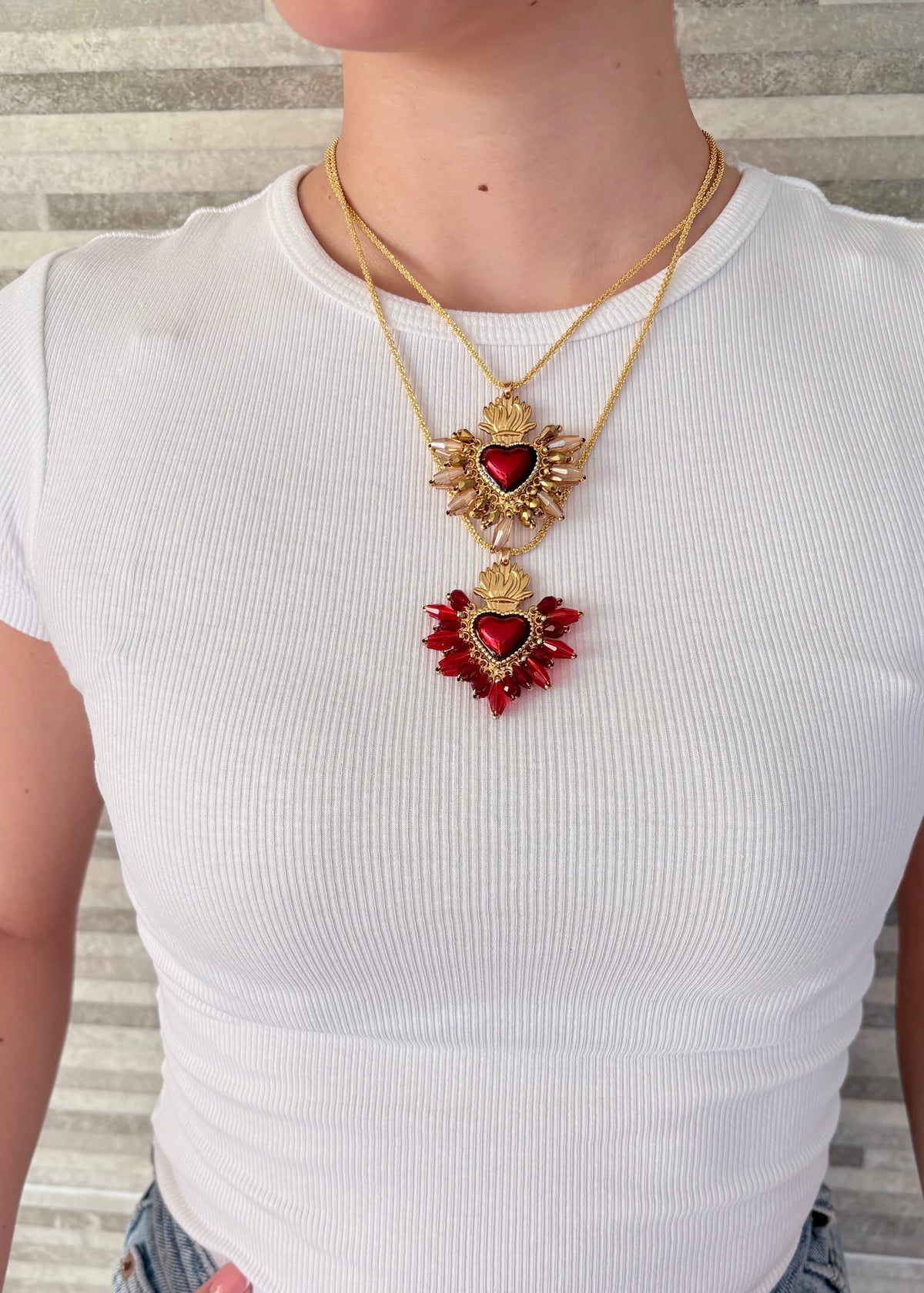 INFYNIA | Collar Sagrado Corazón