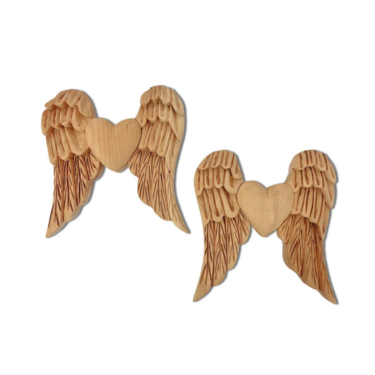 CORAZON ALAS madera SABINO
