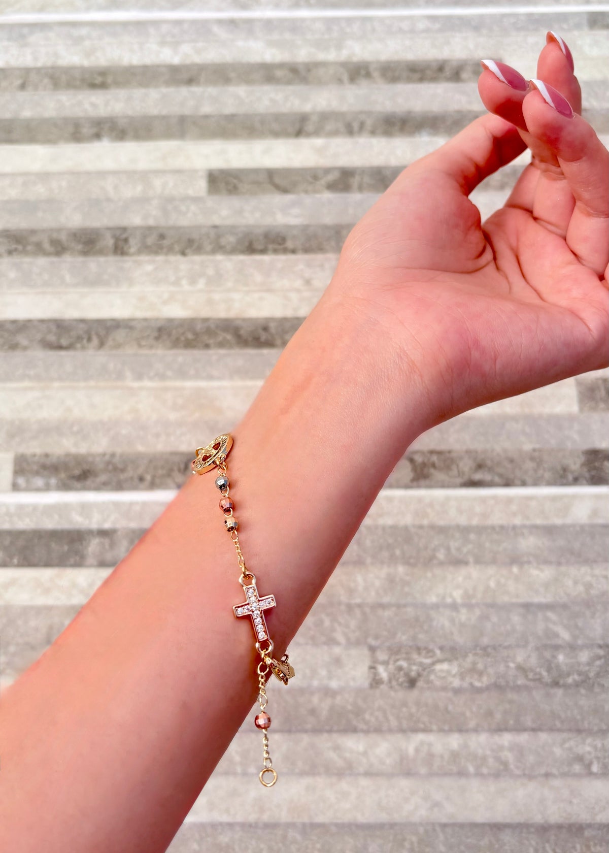 INFYNIA | Pulsera Tipo Rosario