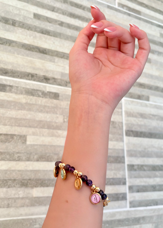 INFYNIA | Pulsera Amatista Arcangeles