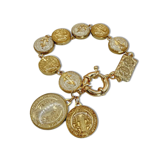 Pulsera San Benito Piedra encapsulada