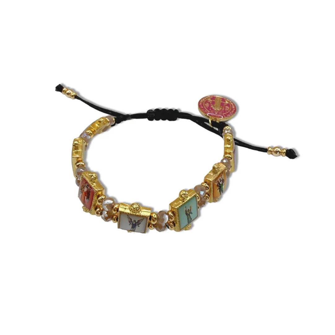 Pulsera arcángeles en cubo