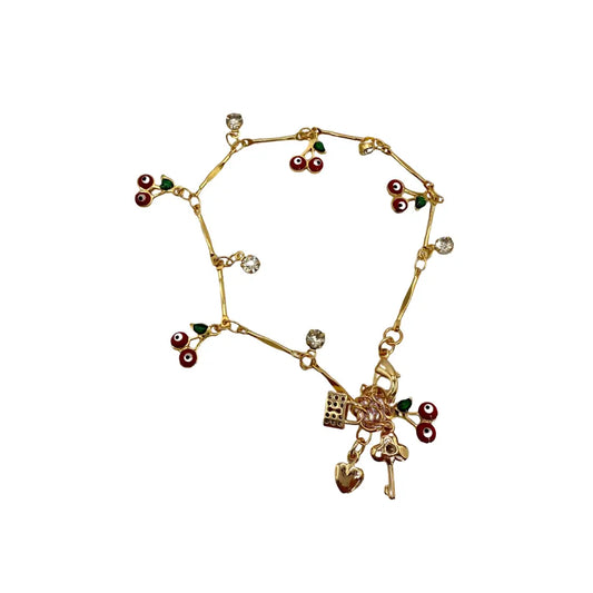 Pulsera cerezas OJO TURCO
