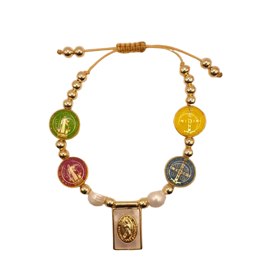 INFYNIA | Pulsera Dorada de la Virgen