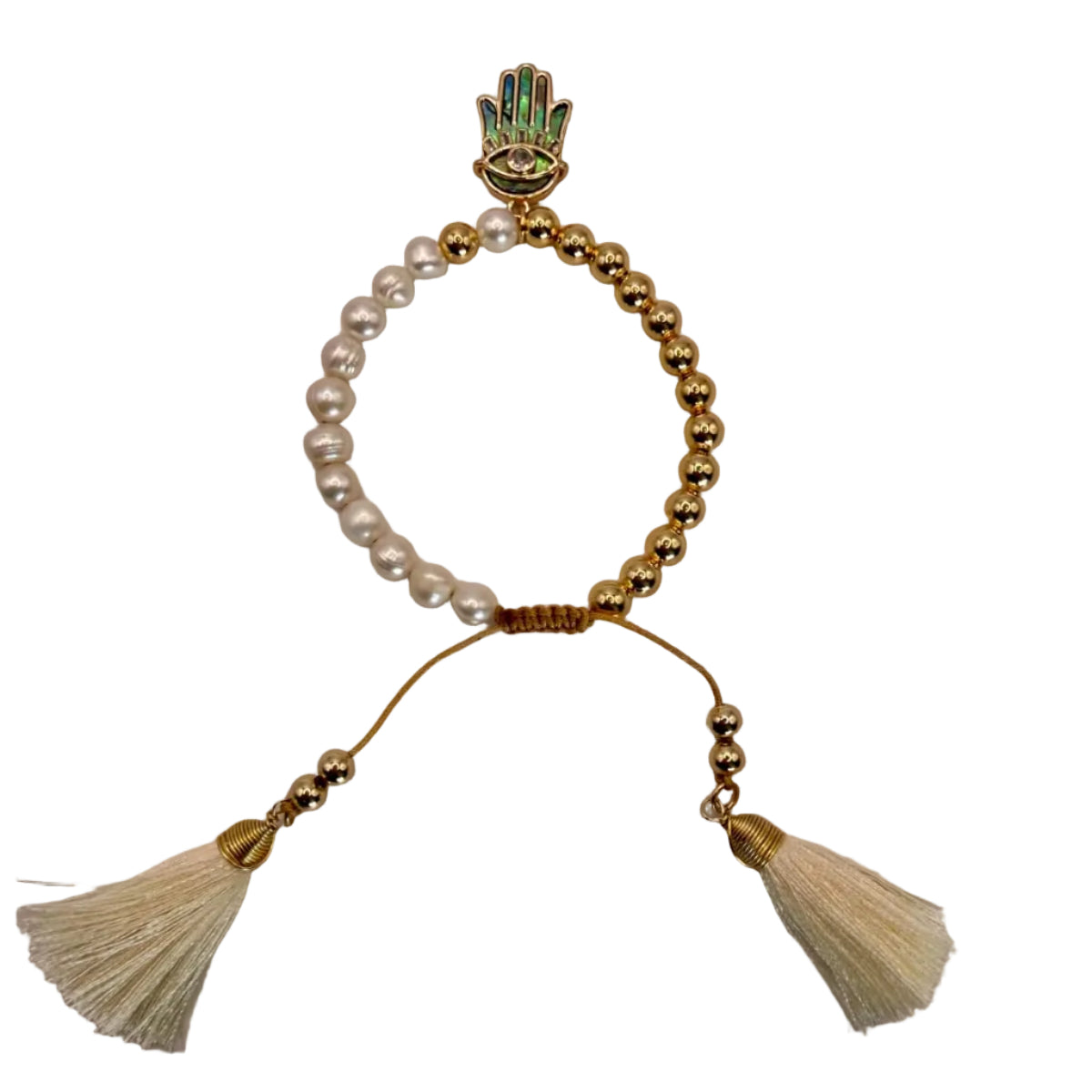 INFYNIA | Pulsera Duo-Tone Hamsa