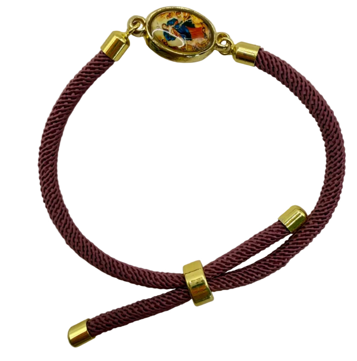 INFYNIA | Pulsera Virgen Desatanudos